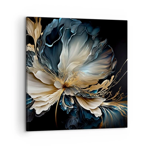 Canvastavla - Bild på duk - Sagolik ormbunksblomma - 60x60 cm