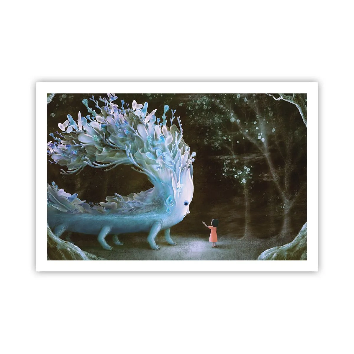 Affisch - Fantastiskt möte - 91x61 cm