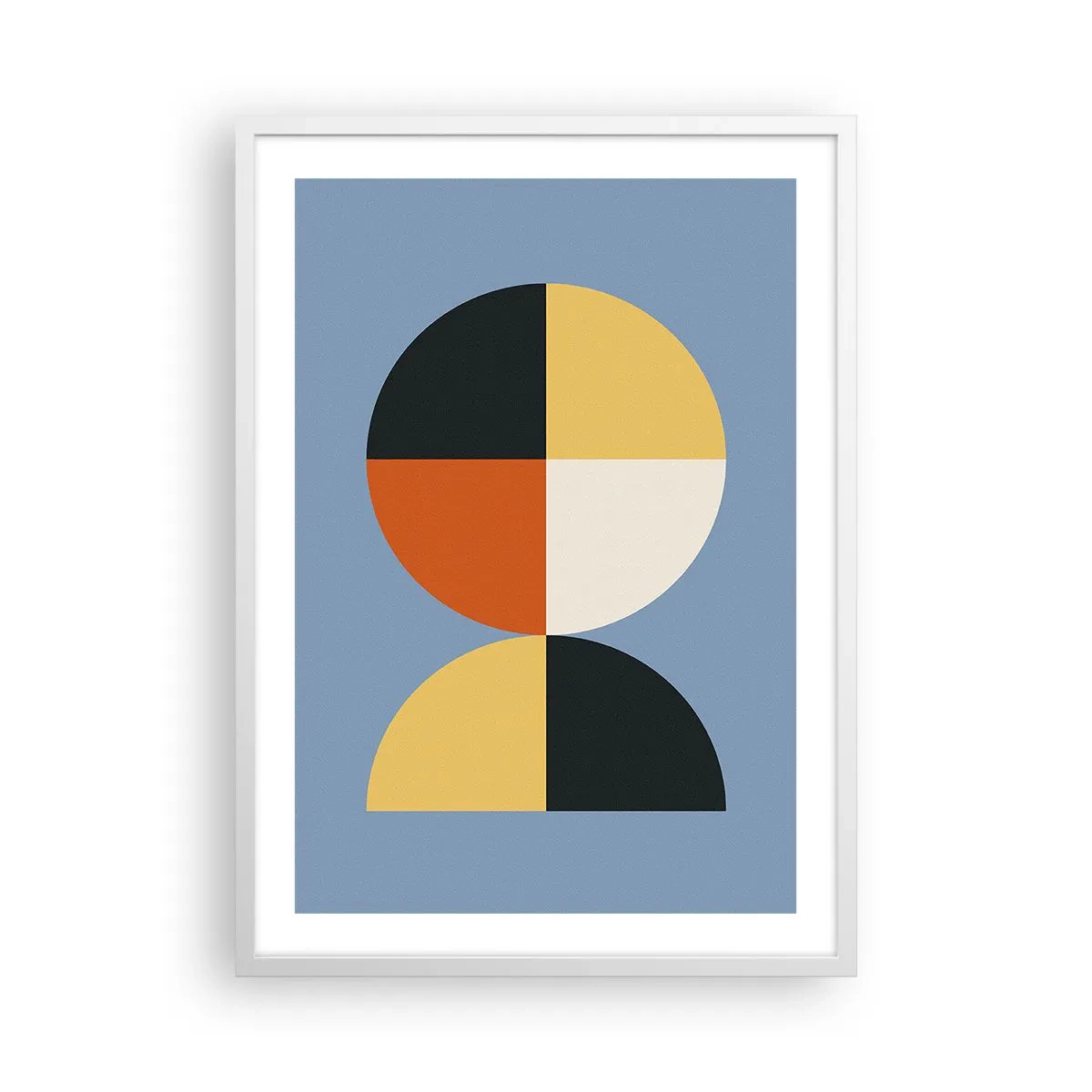 Affisch i vit ram - Titta och räkna - 50x70 cm