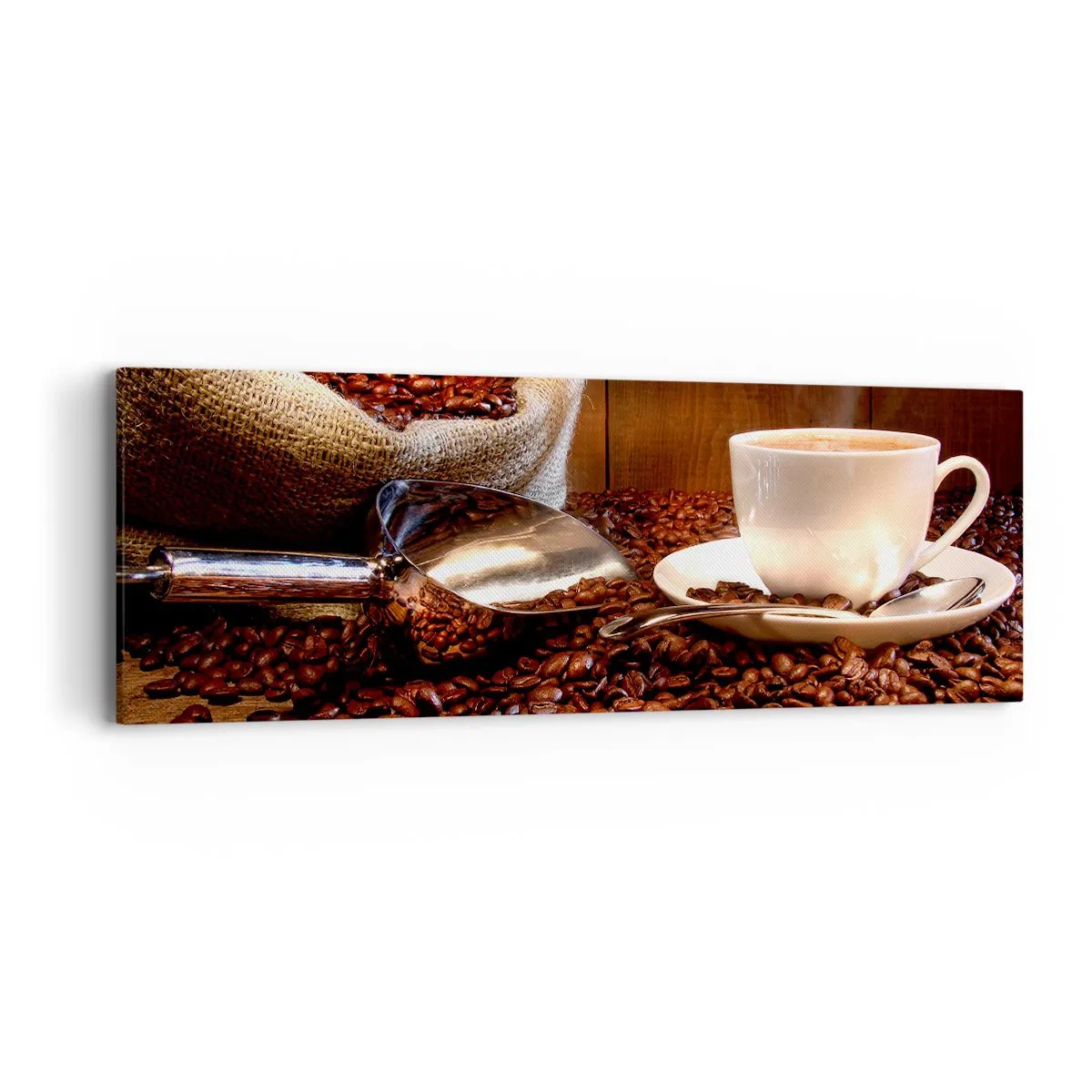 Canvastavla - Bild på duk - Känner du lukten? - 90x30 cm