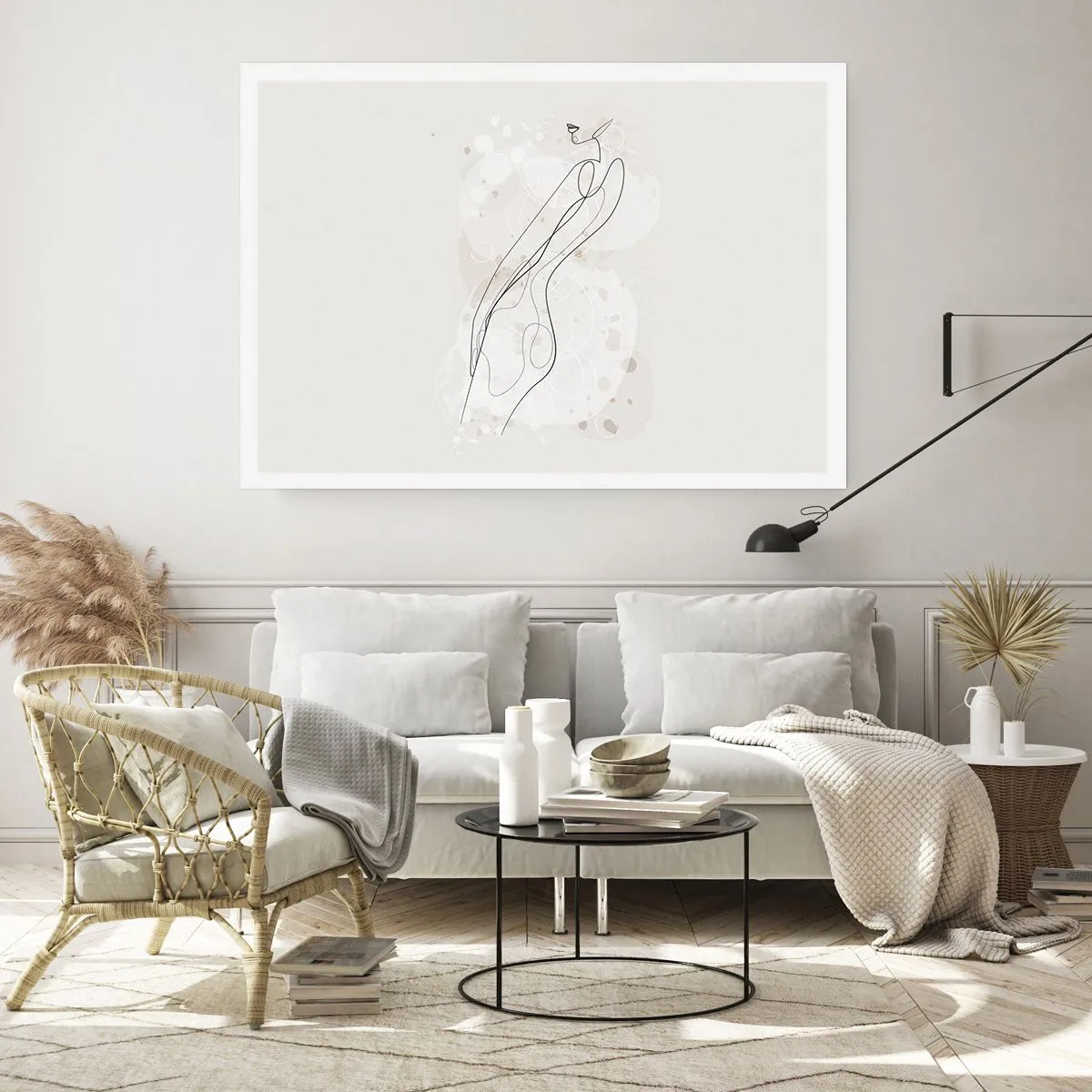 Affisch - Blicken går vilse - 100x70 cm