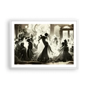 Affisch i vit ram - Stor maskerad - 70x50 cm