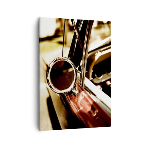 Canvastavla - Bild på duk - En bil med själ - 50x70 cm