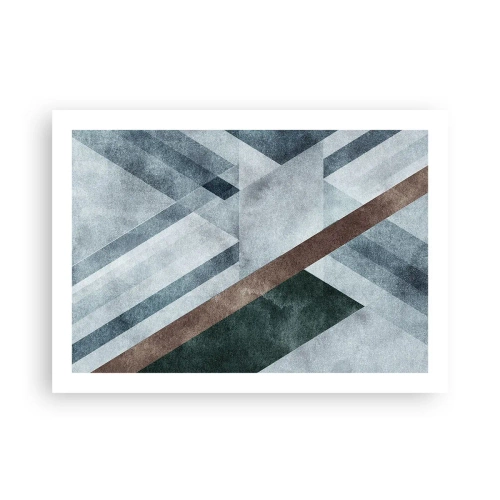 Affisch - Sofistikerad elegans i geometri - 70x50 cm