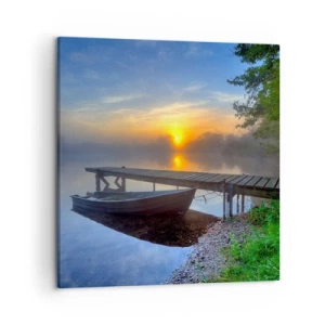 Canvastavla - Bild på duk - Det vanliga förvandlas till det magiska - 50x50 cm