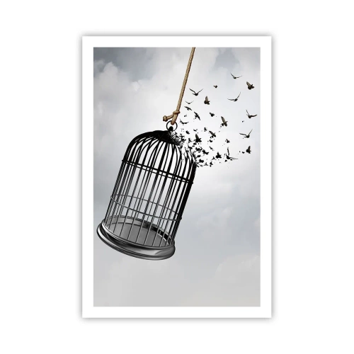 Affisch - Tro...Hopp...Frihet! - 61x91 cm