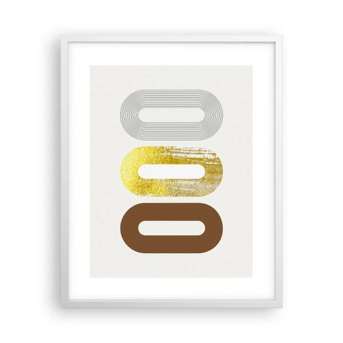 Affisch i vit ram - Ooo! - 40x50 cm