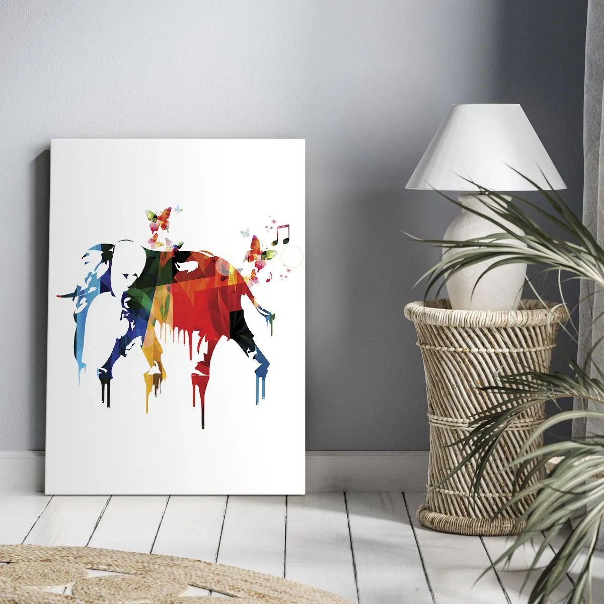 Canvastavla - Bild på duk - Var och en kan dansa - 50x70 cm