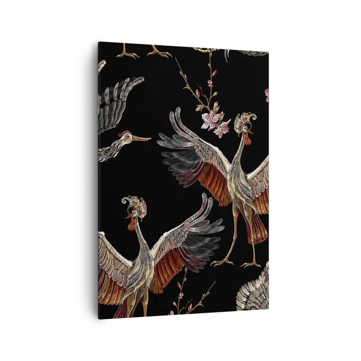 Canvastavla - Bild på duk - Sagofågel - 70x100 cm