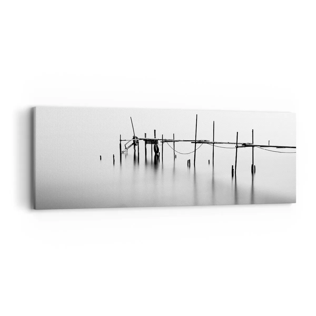Canvastavla - Bild på duk - Och om världen inte finns? - 90x30 cm