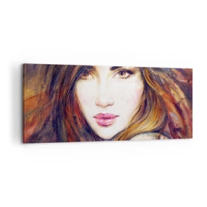Canvastavla - Bild på duk - Ett öre för dina tankar - 100x40 cm