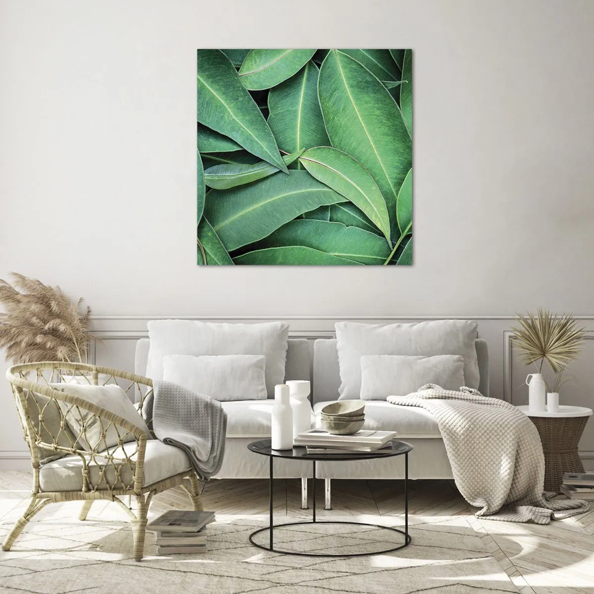 Glastavla - Bild på glas - Saftiga och fräscha - 70x70 cm