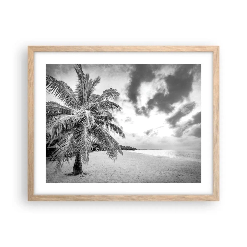 Affisch i ram av ljusek - När du längtar efter ensamheten... - 50x40 cm