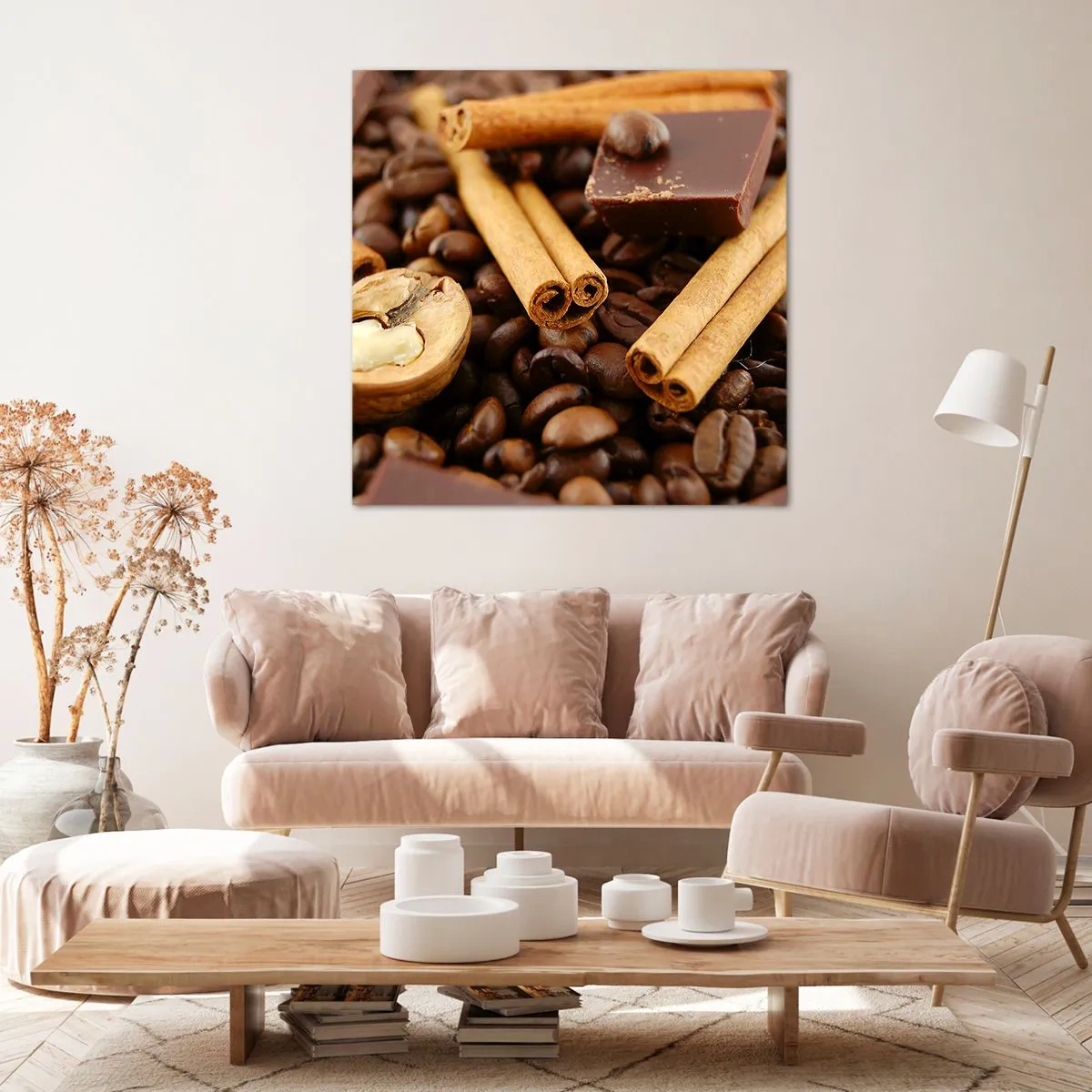 Canvastavla - Bild på duk - Aromkonsert - 70x70 cm