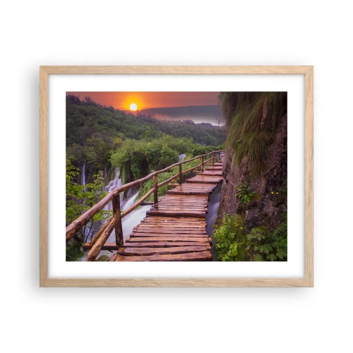 Affisch i ram av ljusek - Otrolig skönhet - 50x40 cm