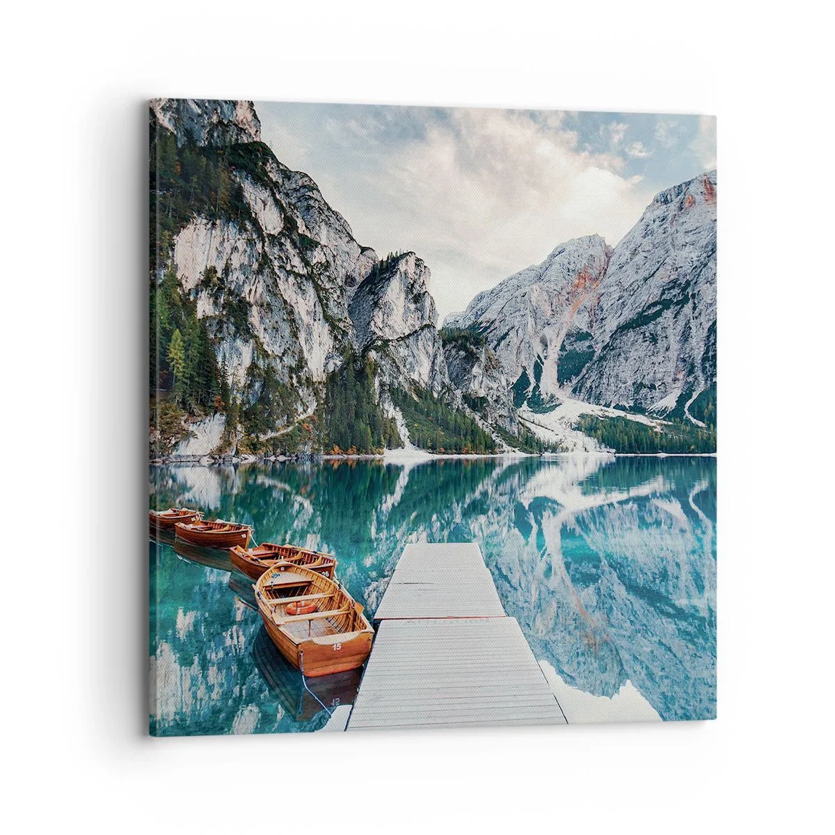 Canvastavla - Bild på duk - Vi visar dig skönhet - 70x70 cm