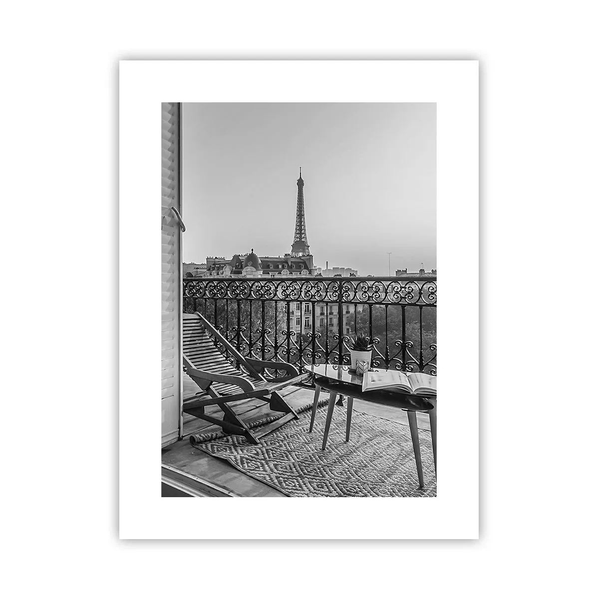 Affisch - En eftermiddag i Paris - 30x40 cm