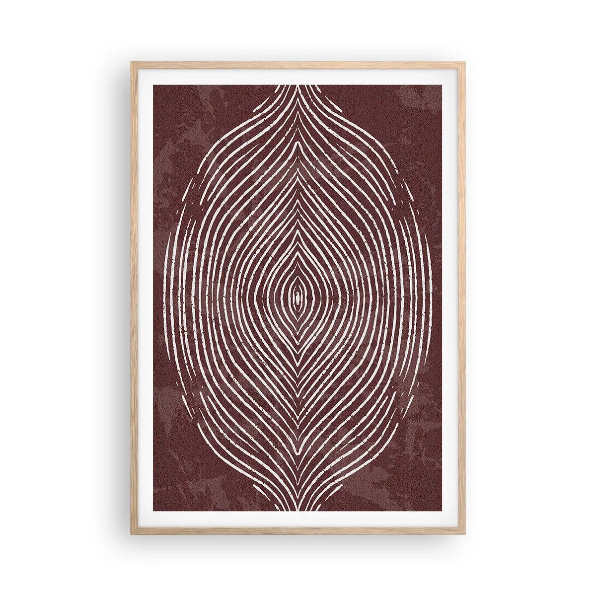 Affisch i ram av ljusek - Rymden talar - 70x100 cm