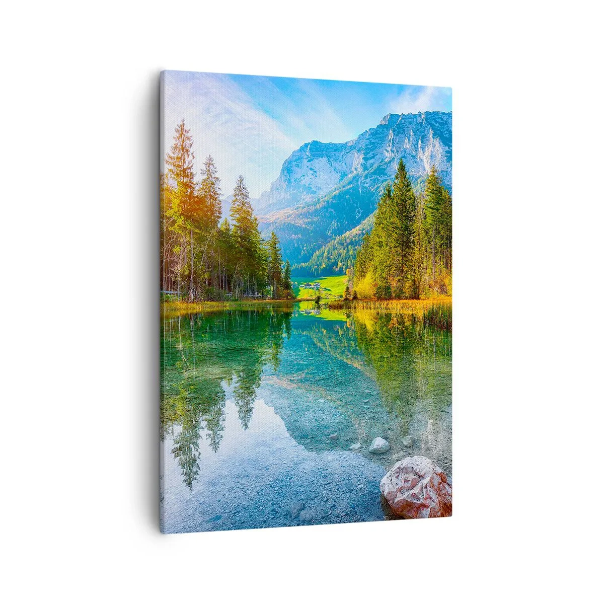 Canvastavla - Bild på duk - Höstens mildhet - 50x70 cm