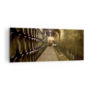 Canvastavla - Bild på duk - Det är bra att kunna ligga - 100x40 cm