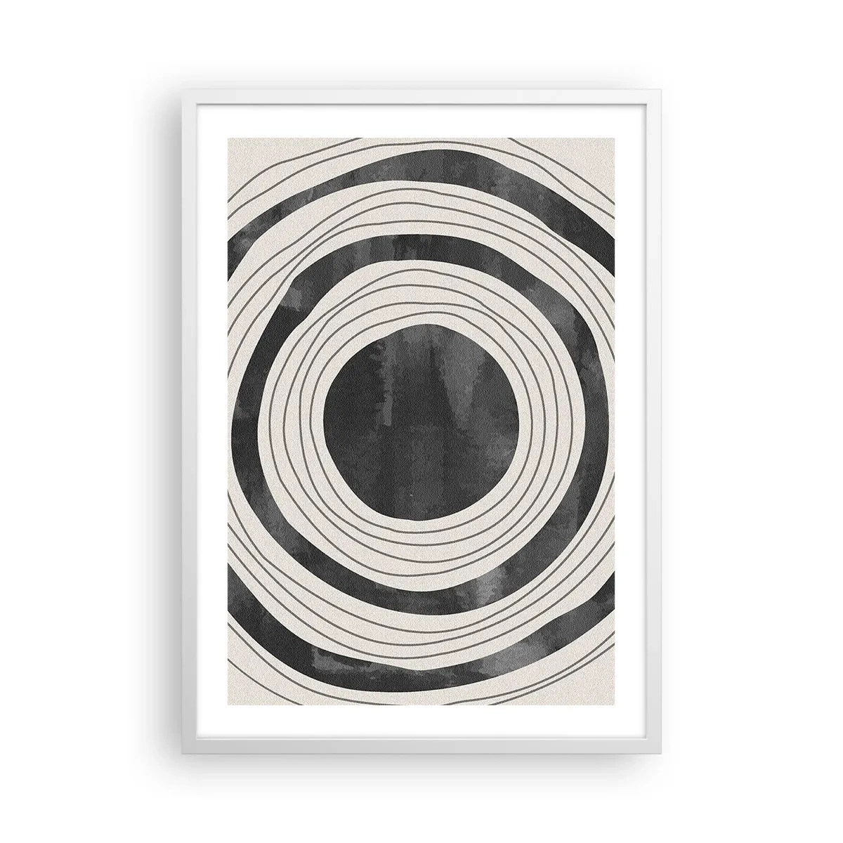 Affisch i vit ram - I själva kärnan - 50x70 cm