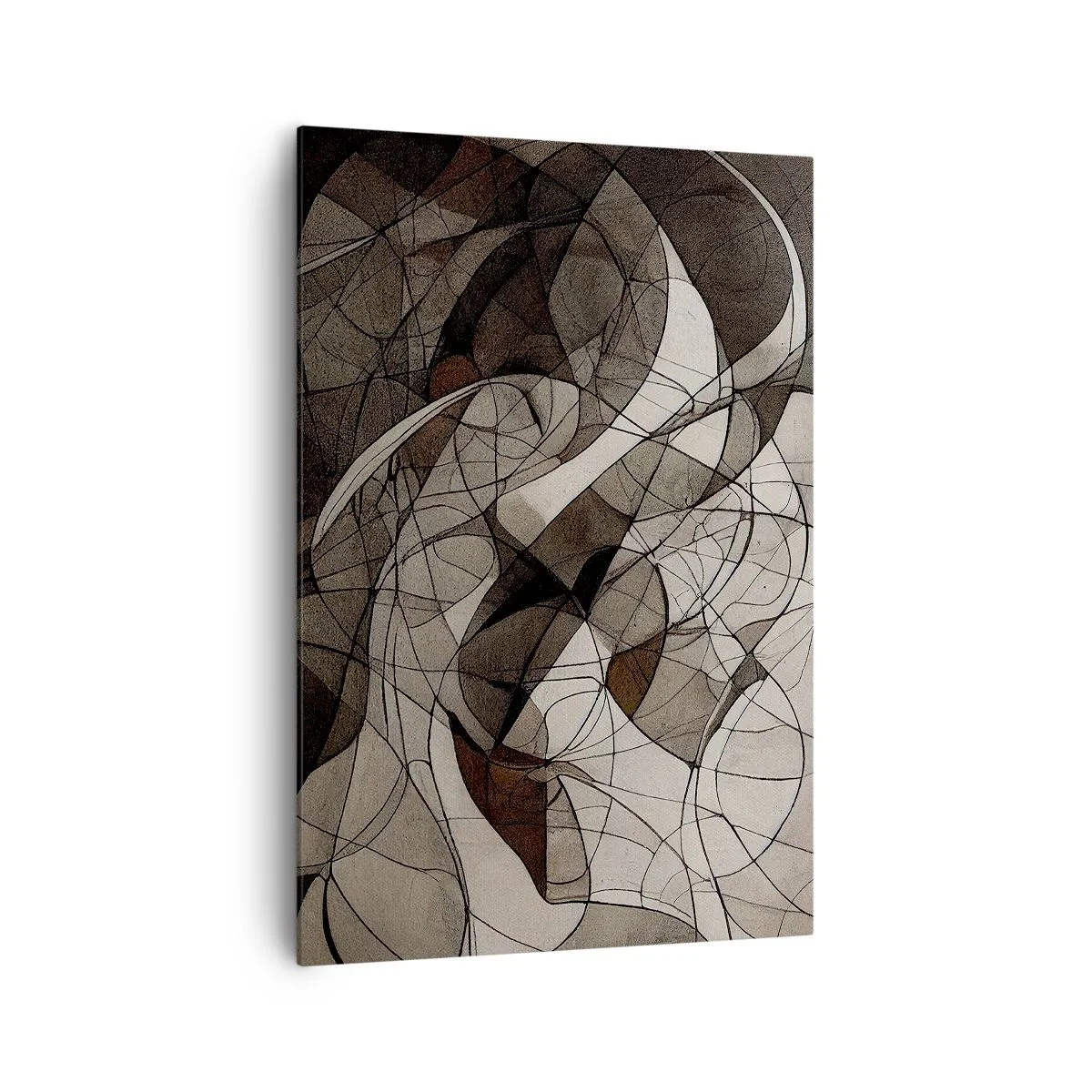 Canvastavla - Bild på duk - Cirkulation av jordens färger - 70x100 cm