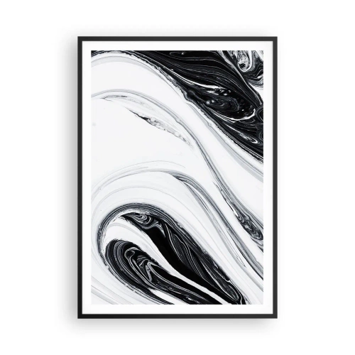Affisch i svart ram - Motsatskombination - 70x100 cm