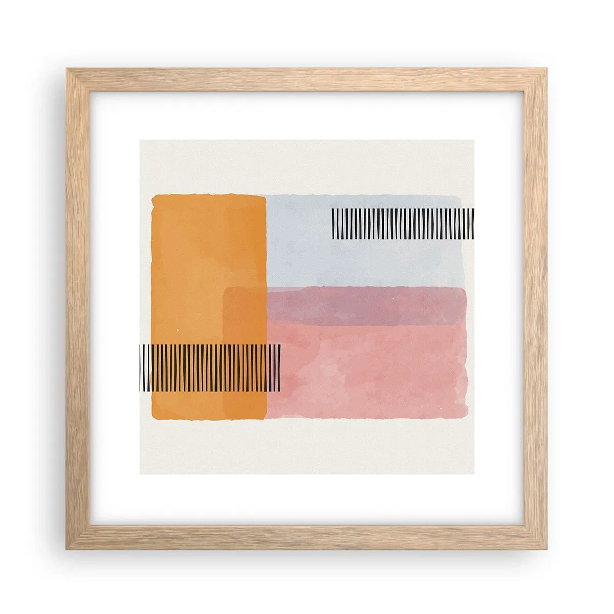 Affisch i ram av ljusek - Från hörna till hörna - 30x30 cm