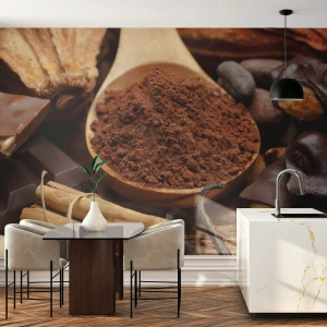 Självhäftande Fototapet Deluxe Sticker - Bäst för sorgen - Gastronomi, Choklad, Kaffe - 200x140 cm