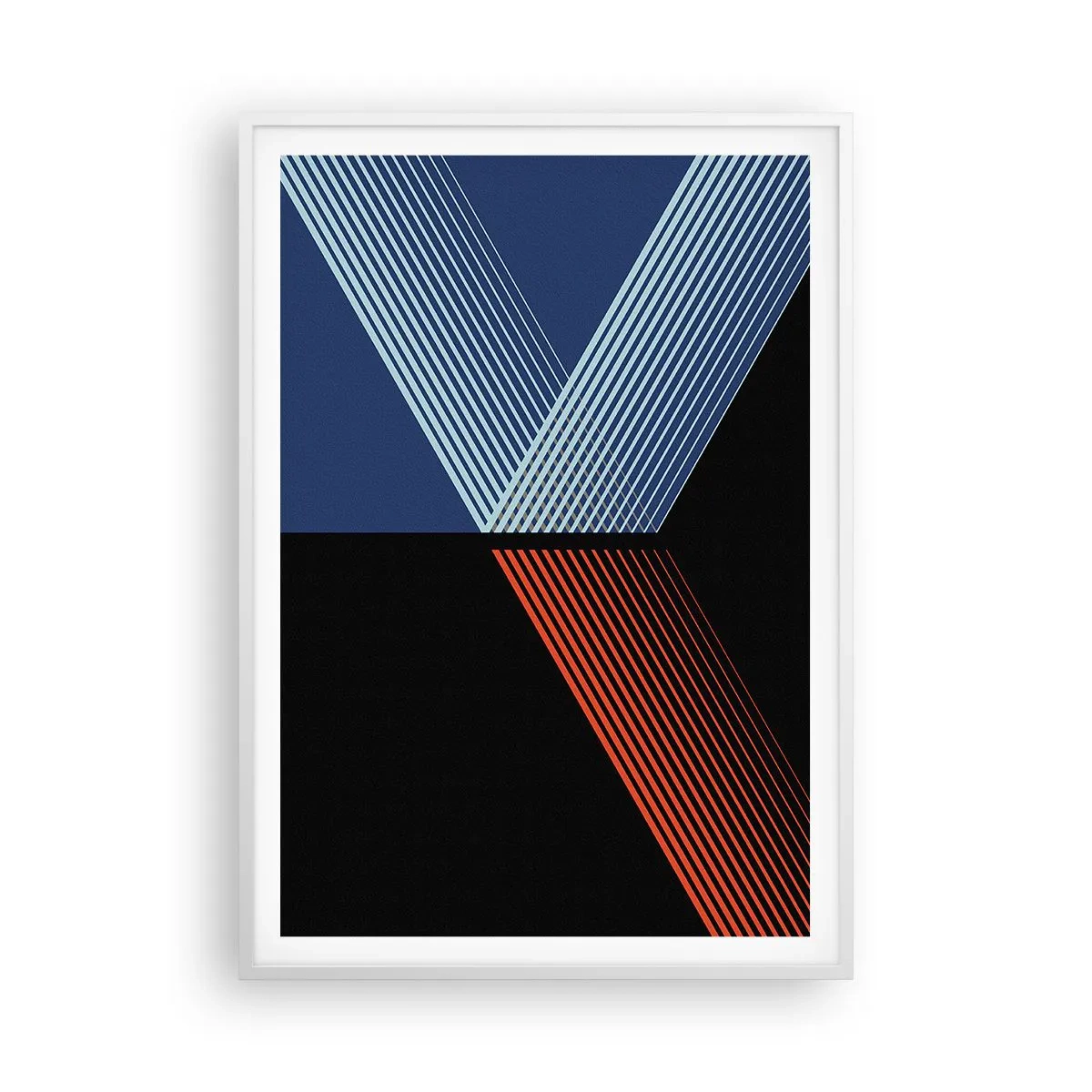 Affisch i vit ram - Enkel historia - 70x100 cm