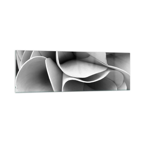 Glastavla - Bild på glas - Det händer i rummet - 160x50 cm
