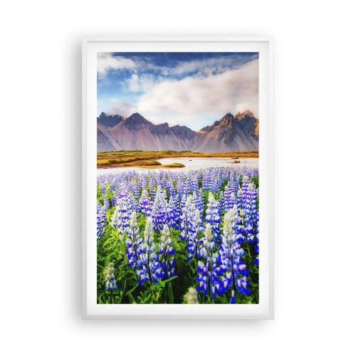 Affisch i vit ram - Styrka och stränghet bredvid mildhet - 61x91 cm