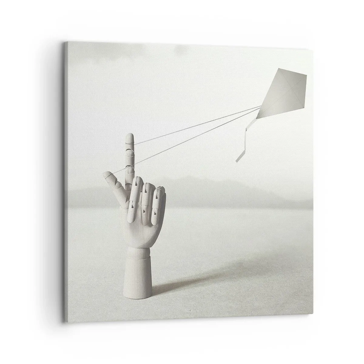 Canvastavla - Bild på duk - Test av styrka - 50x50 cm