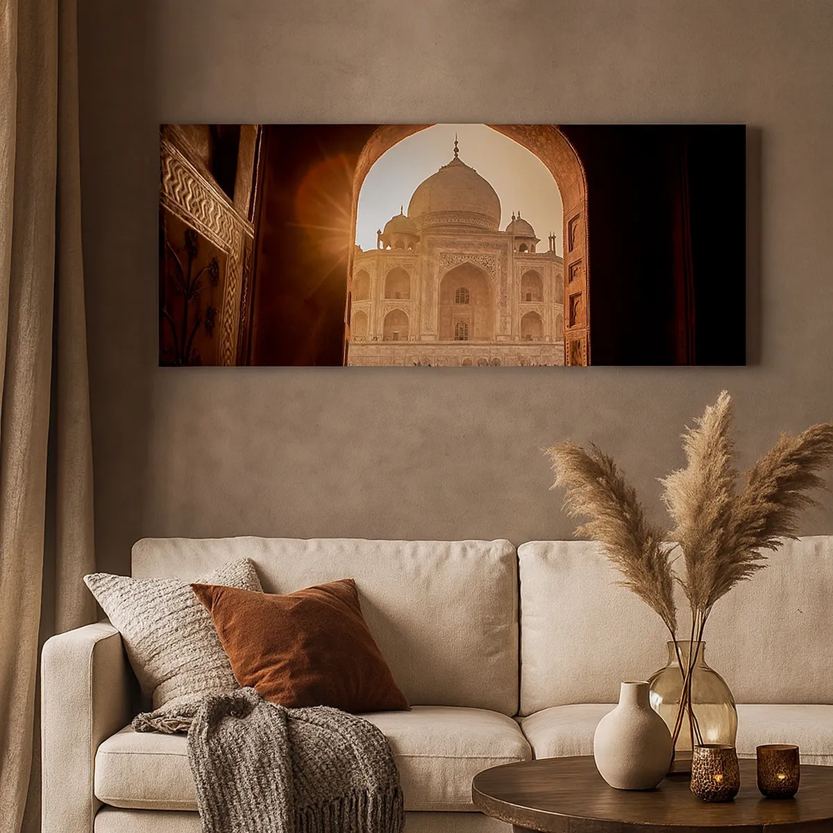 Canvastavla - Bild på duk - Ett monument över överjordisk kärlek - 30x30 cm