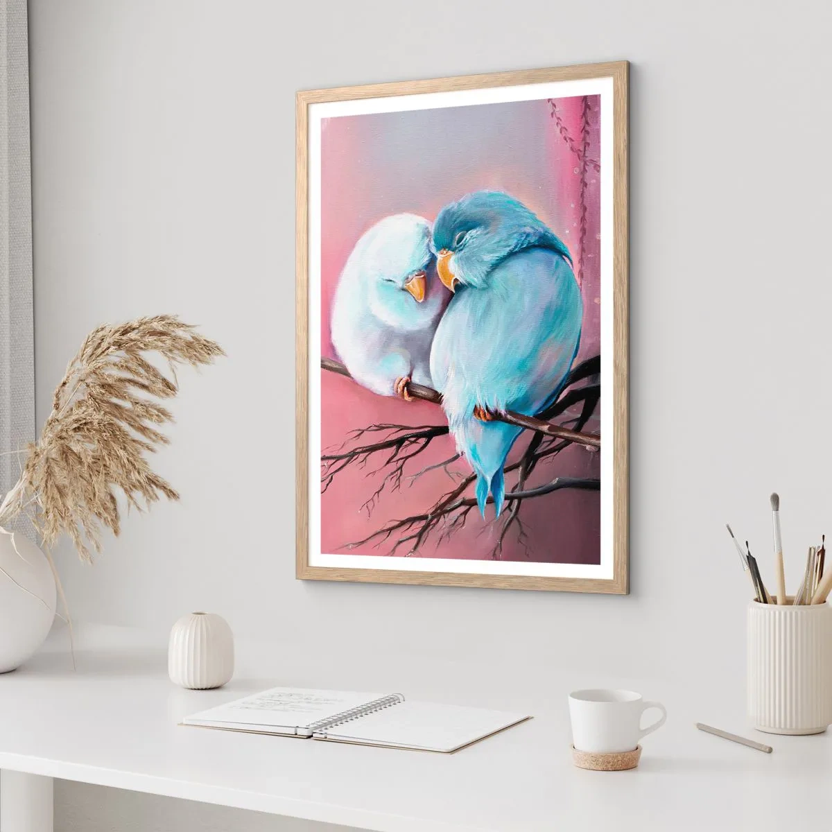 Affisch i ram av ljusek - Lägga till något?… - 30x40 cm