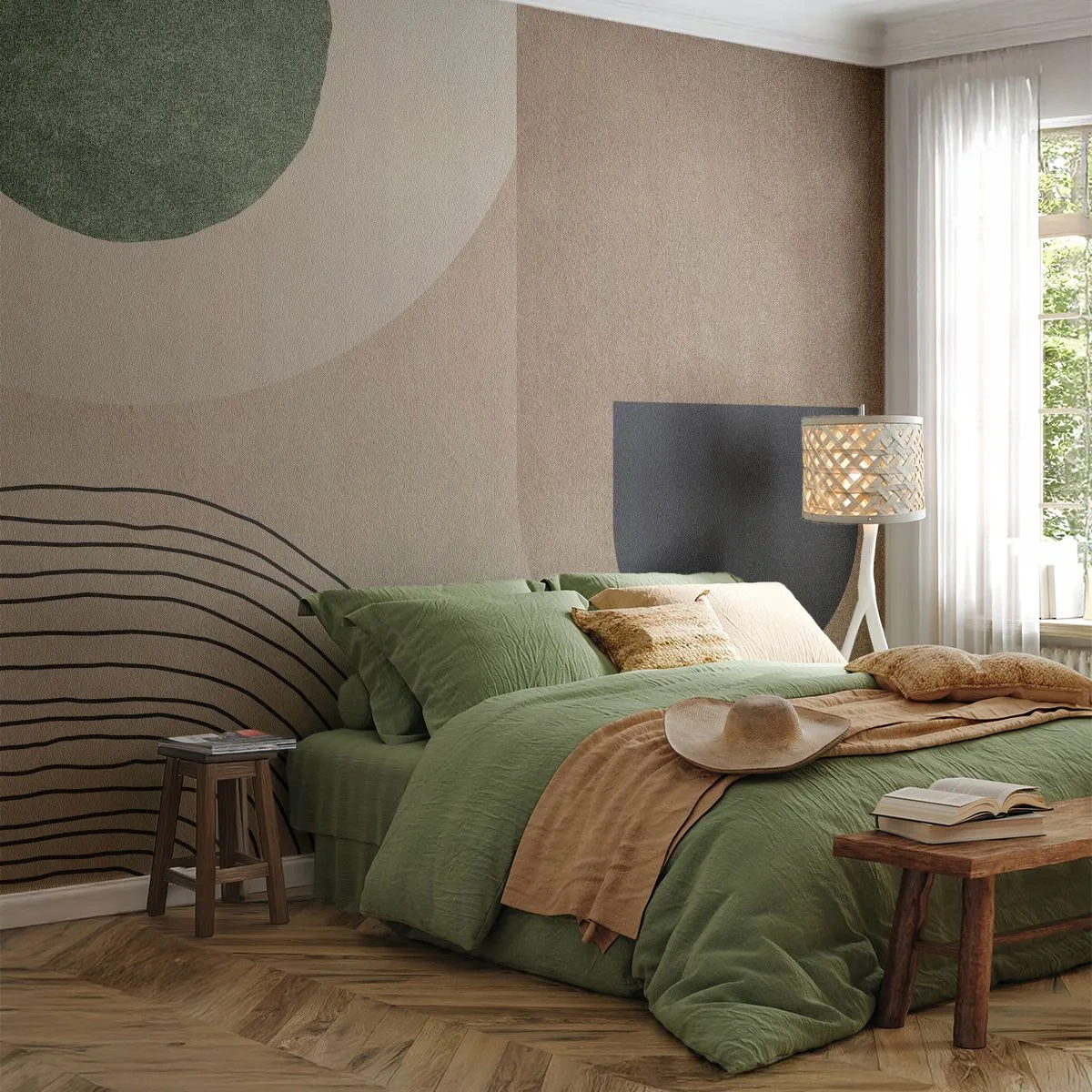 Fototapet Premium Canvas - Ovalens mjukhet - Minimalism, Bit, Abstraktion - 250x175 cm