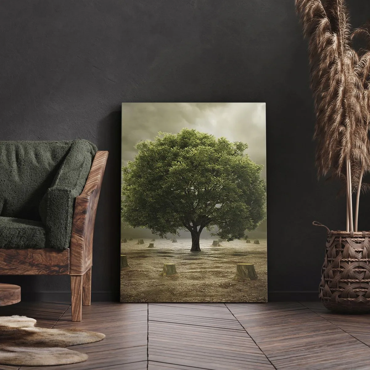 Canvastavla - Bild på duk - Hela hoppet - 50x70 cm