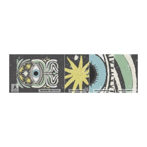 Fototapet Prov Standard Eco - Stamritualer - Boho, Öga, Pastell - 100x30 cm