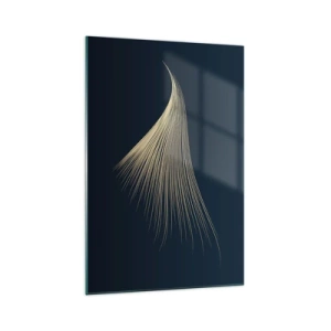 Glastavla - Bild på glas - Som en ängels hårstrå - 70x100 cm