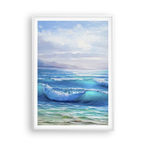 Affisch i vit ram - Stillande - 70x100 cm