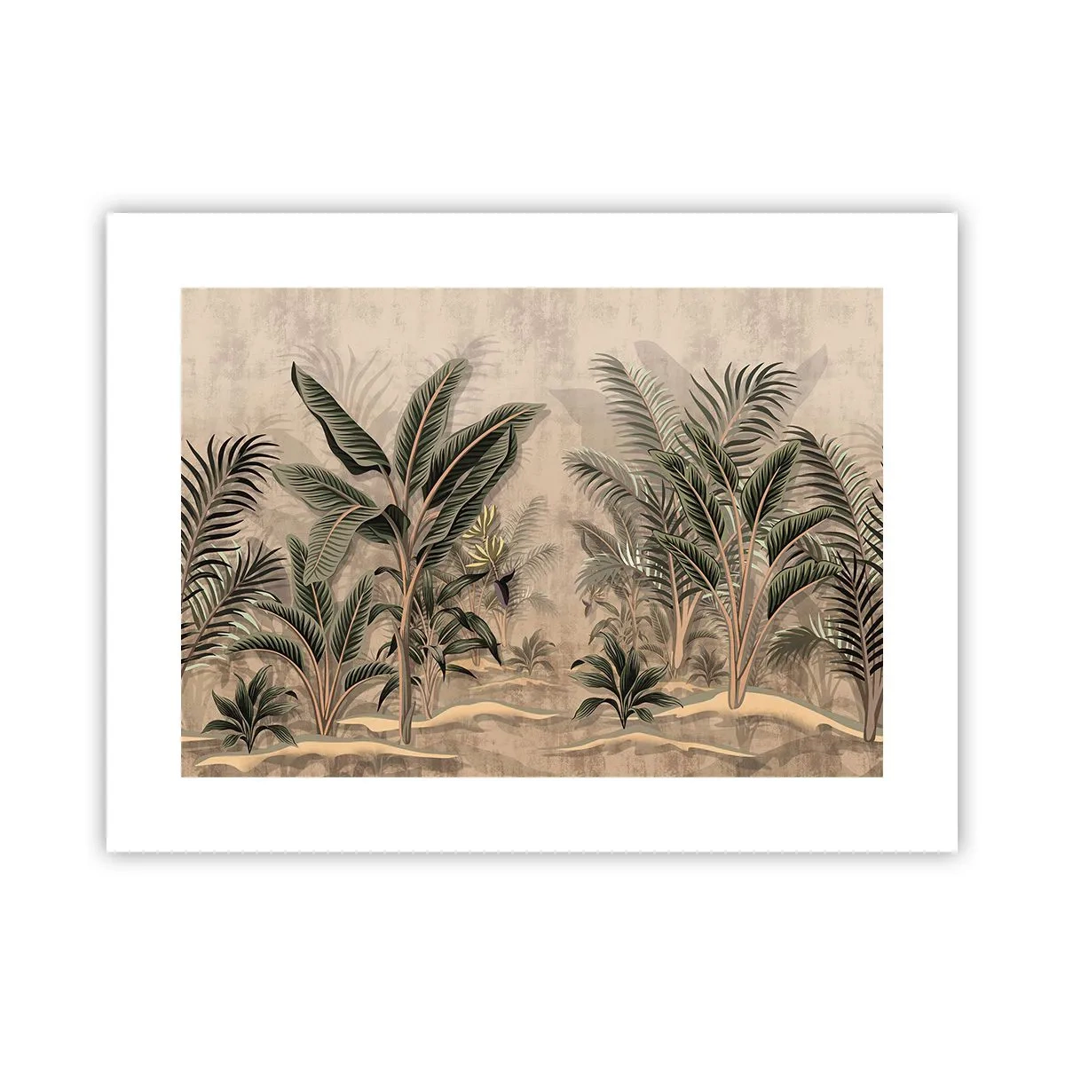 Affisch - Bild i kolonial stil - 40x30 cm