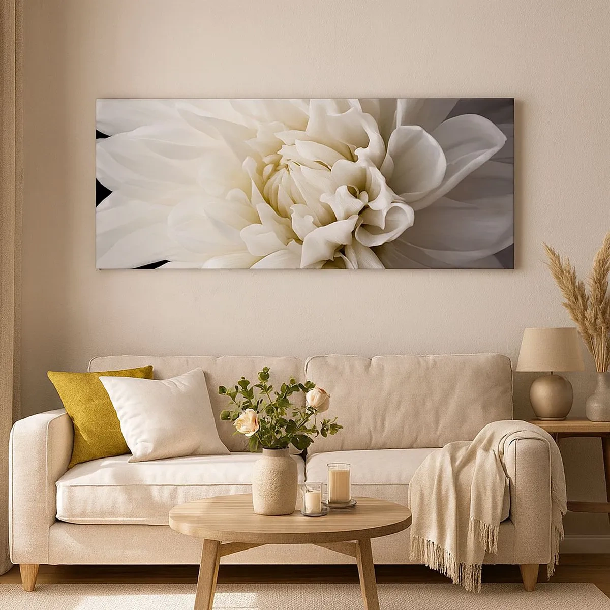 Canvastavla - Bild på duk - En bruds morgon - 100x40 cm