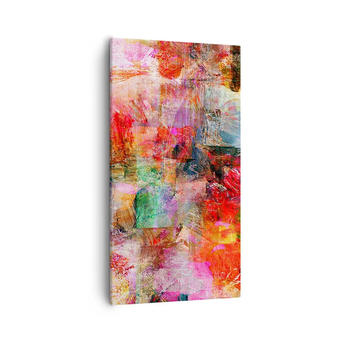 Canvastavla - Bild på duk - En resa genom det rosa - 55x100 cm