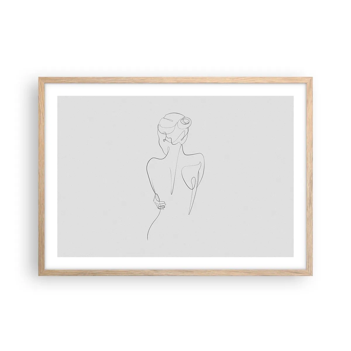 Affisch i ram av ljusek - Kroppens musik - 70x50 cm