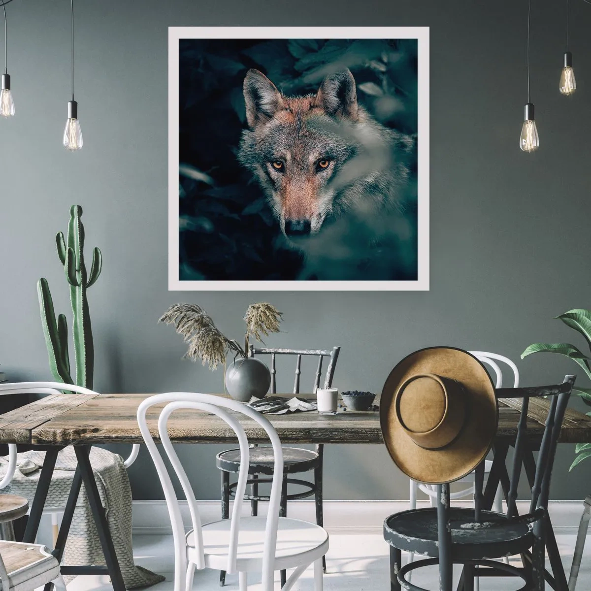 Affisch - Jägare - 40x40 cm