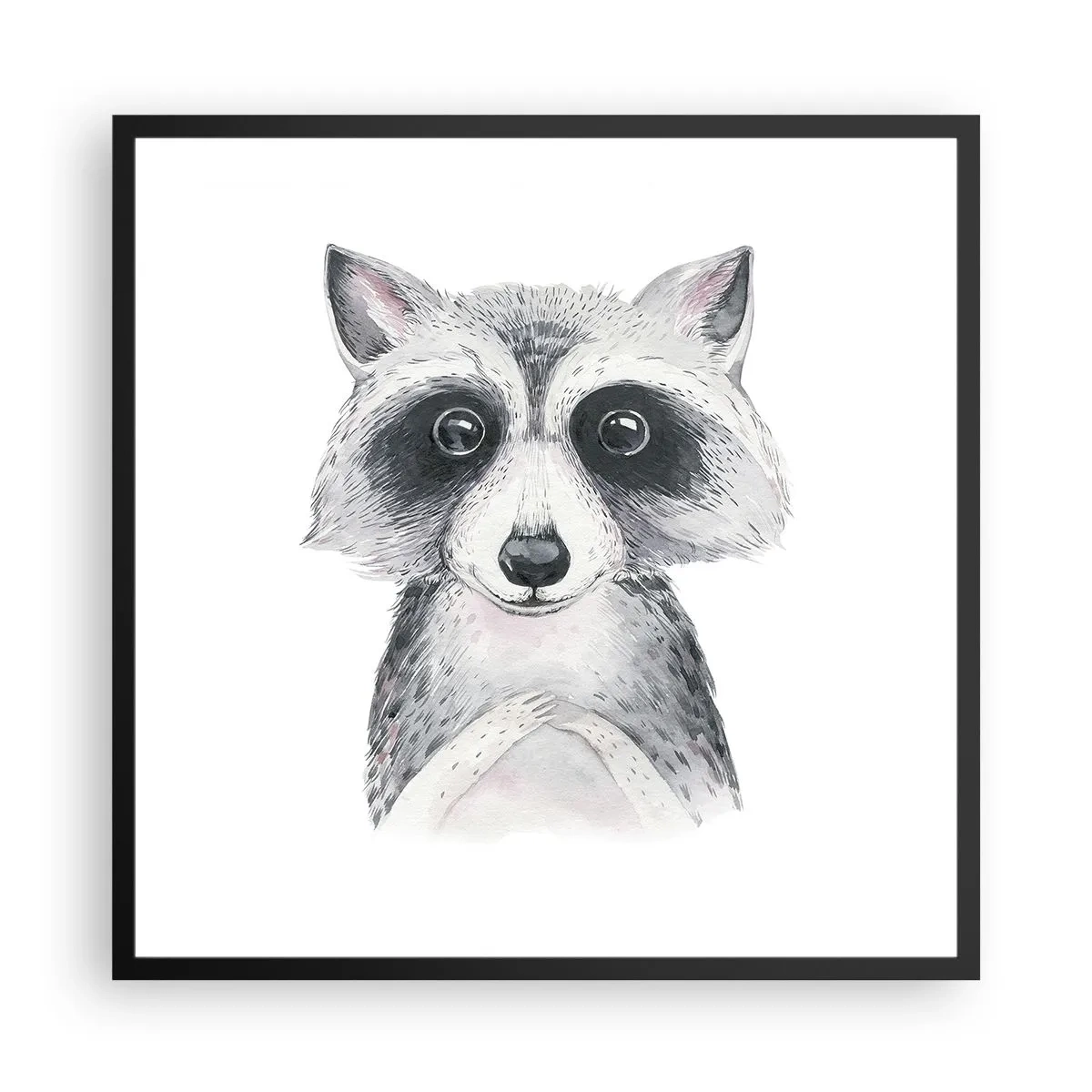 Affisch i svart ram - En stund för känslor - 60x60 cm