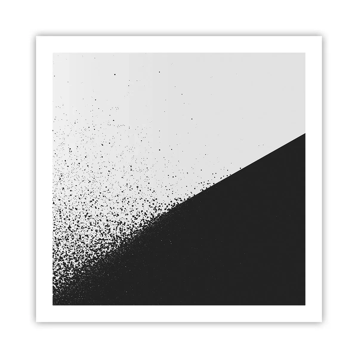 Affisch - Snabbare, mer - 60x60 cm