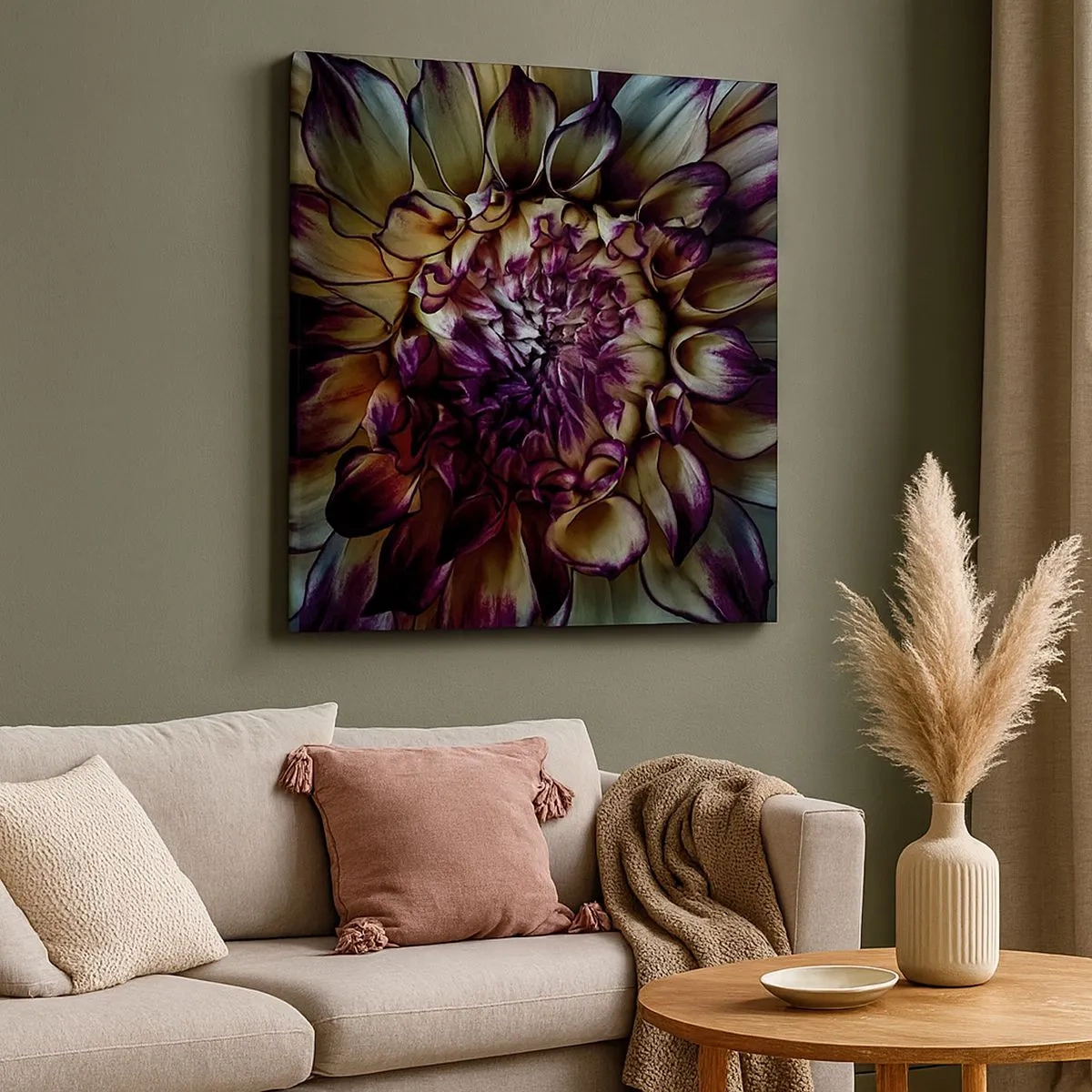 Canvastavla - Bild på duk - Blommande ungdom - 30x30 cm