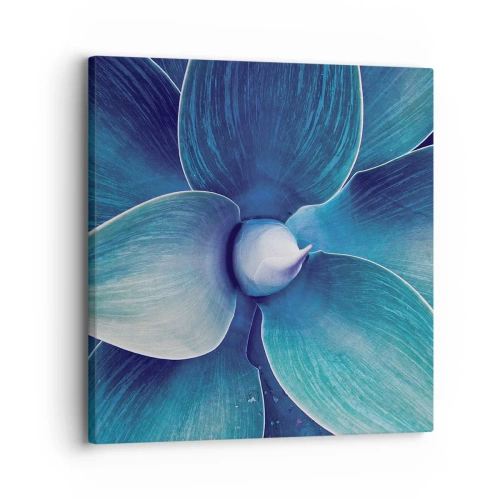 Canvastavla - Bild på duk - Blått från himlen - 30x30 cm
