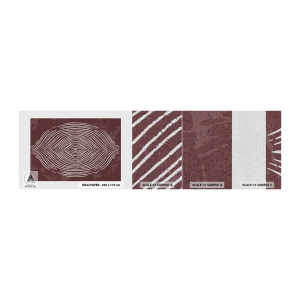 Provbit av fototapet Premium Canvas - Rymden talar - Boho, Åldrig, Bit - 100x30 cm